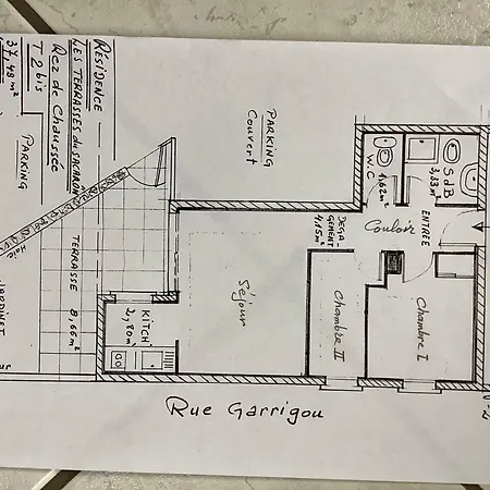 Apartment 4 Pers Avec Terrasse, Parking Et Animaux Admis - Fr-1-313-244
